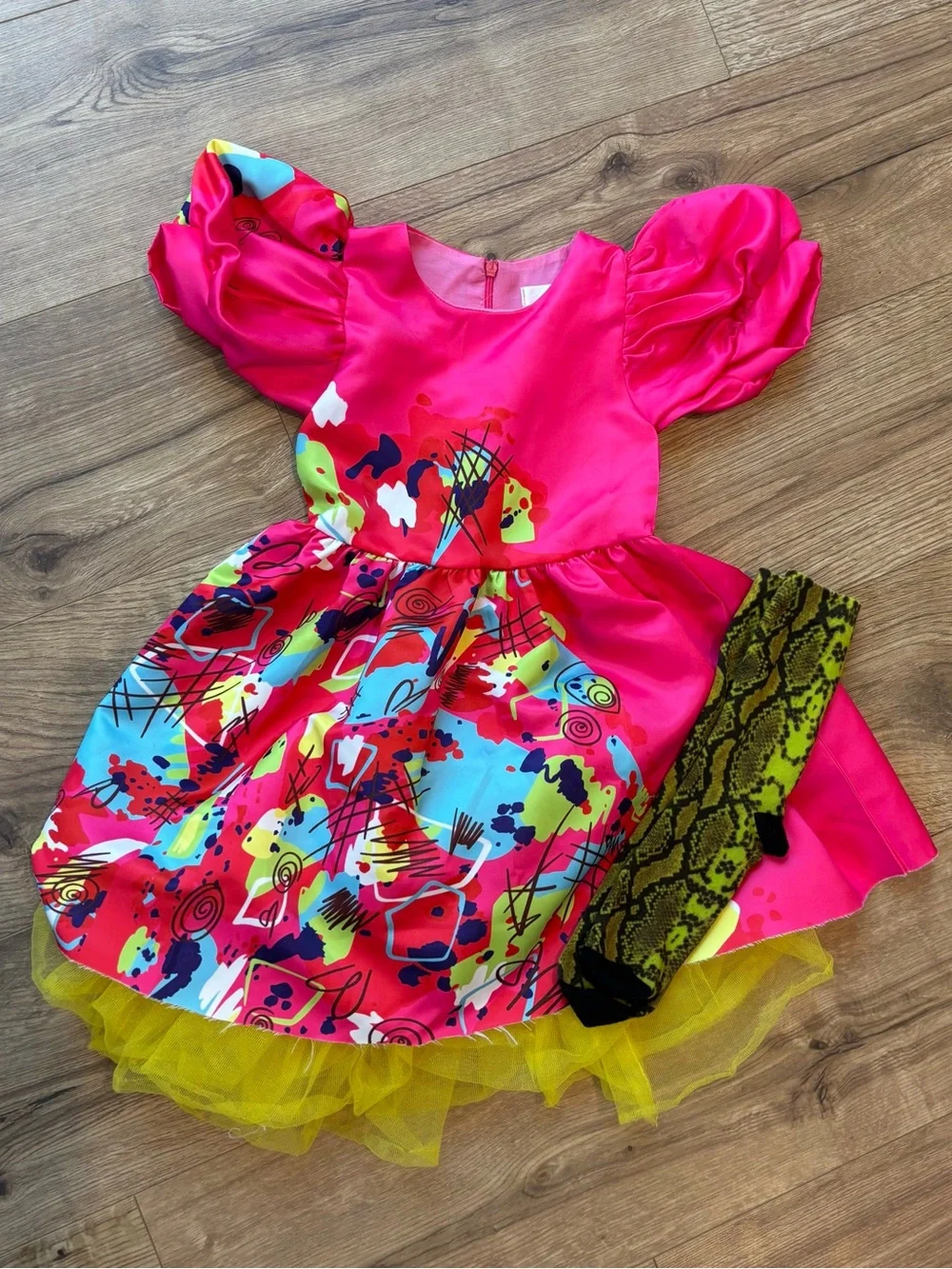 Weird Barbie Pink Dress Halloween Costume Toddler Girl Size 2-3